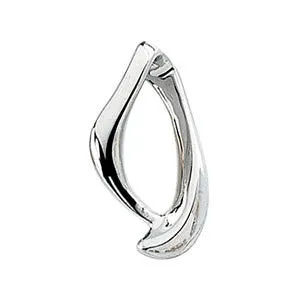 14k White Gold Fashion Chain Slide