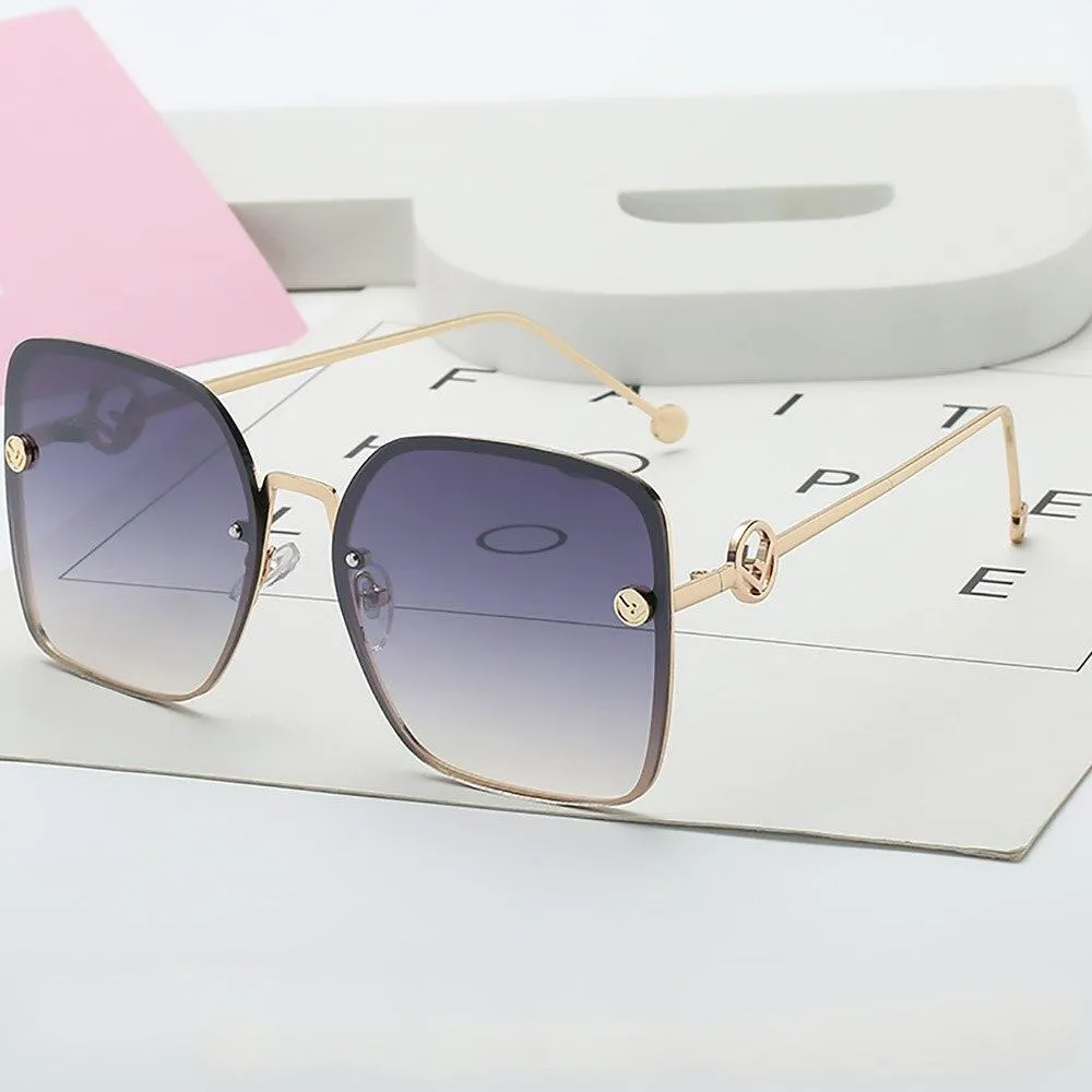 2021 Black Retro Square Sunglasses Women Men Oversized Accessory Eyeglasses UV400