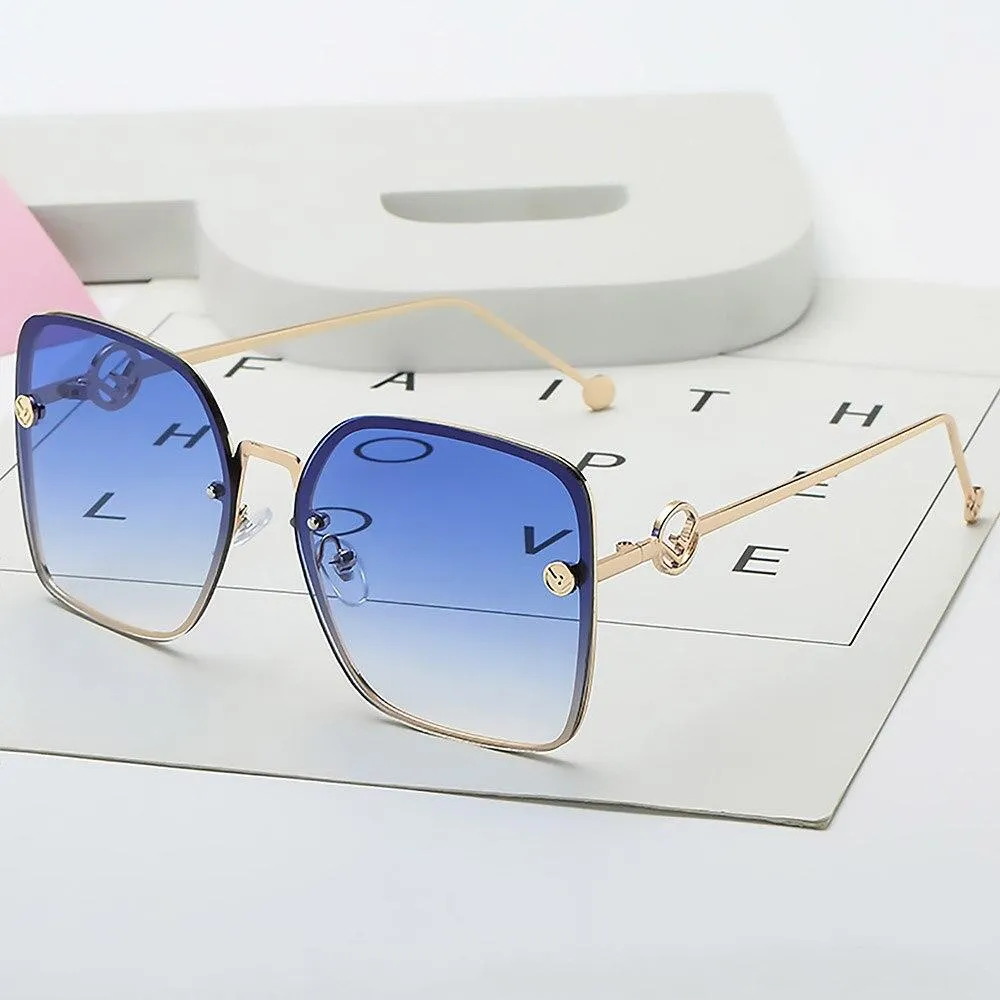 2021 Black Retro Square Sunglasses Women Men Oversized Accessory Eyeglasses UV400