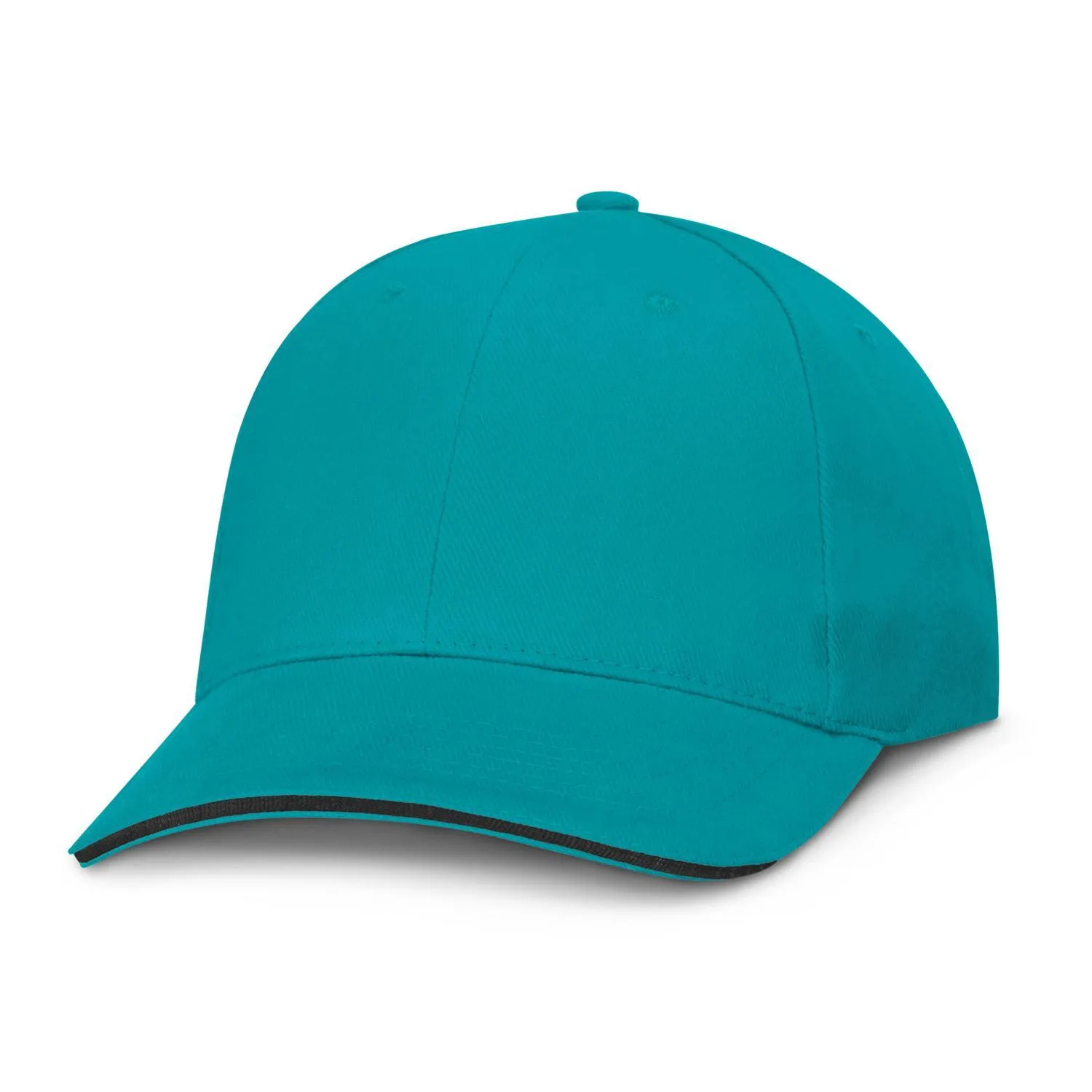 6 Panel Sandwich Black Trim Cap(SHW-14T)