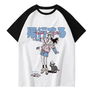 AG Japanese Sweet Girl Shoulder Short Sleeves