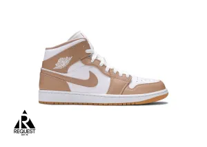 Air Jordan 1 Retro Mid “Tan Gum”
