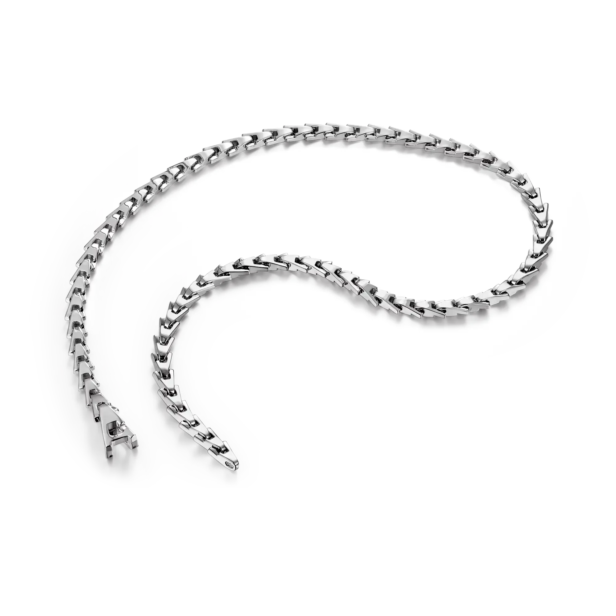 Aporro A® Plain Gold Adjustable Snake Necklace - 8mm