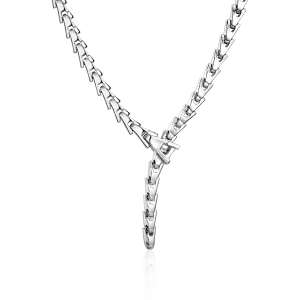 Aporro A® Plain Gold Adjustable Snake Necklace - 8mm