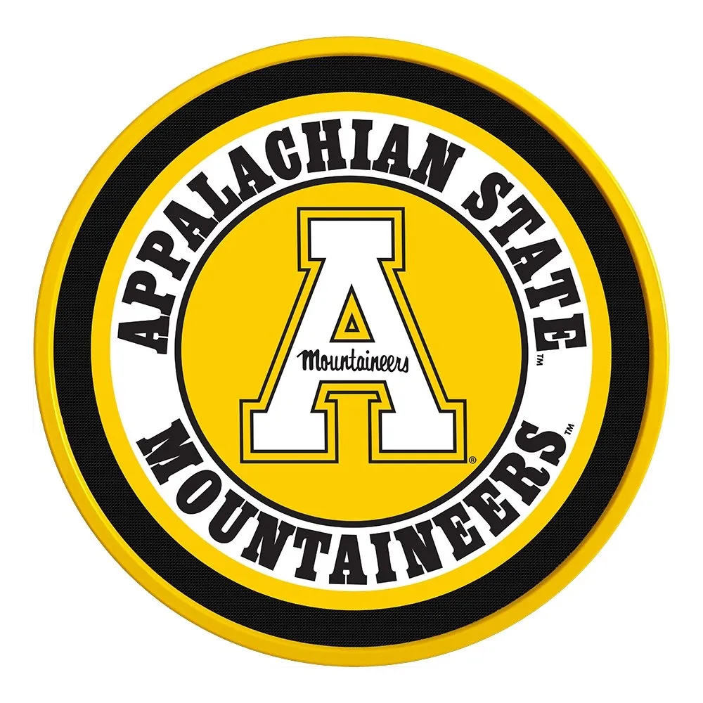 Appalachian State Mountaineers: Modern Disc Wall Sign