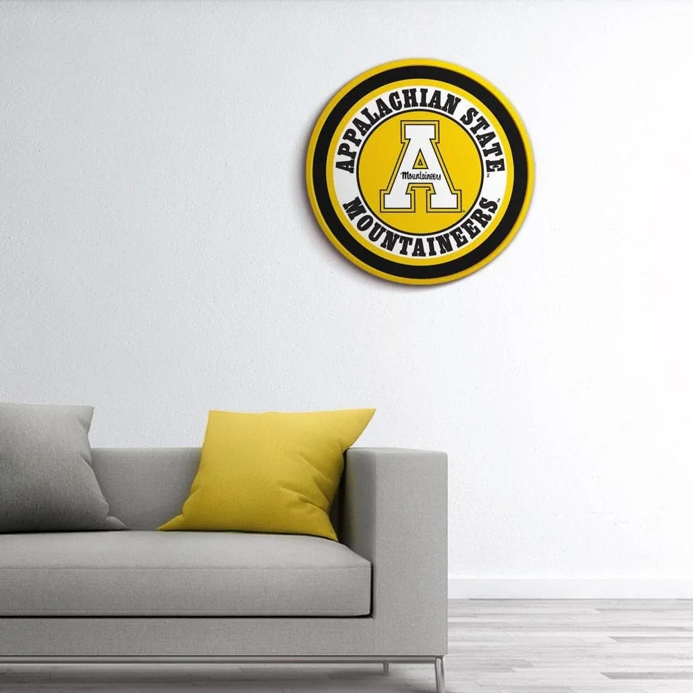 Appalachian State Mountaineers: Modern Disc Wall Sign