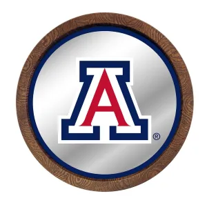 Arizona Wildcats: Mirrored Barrel Top Mirrored Wall Sign