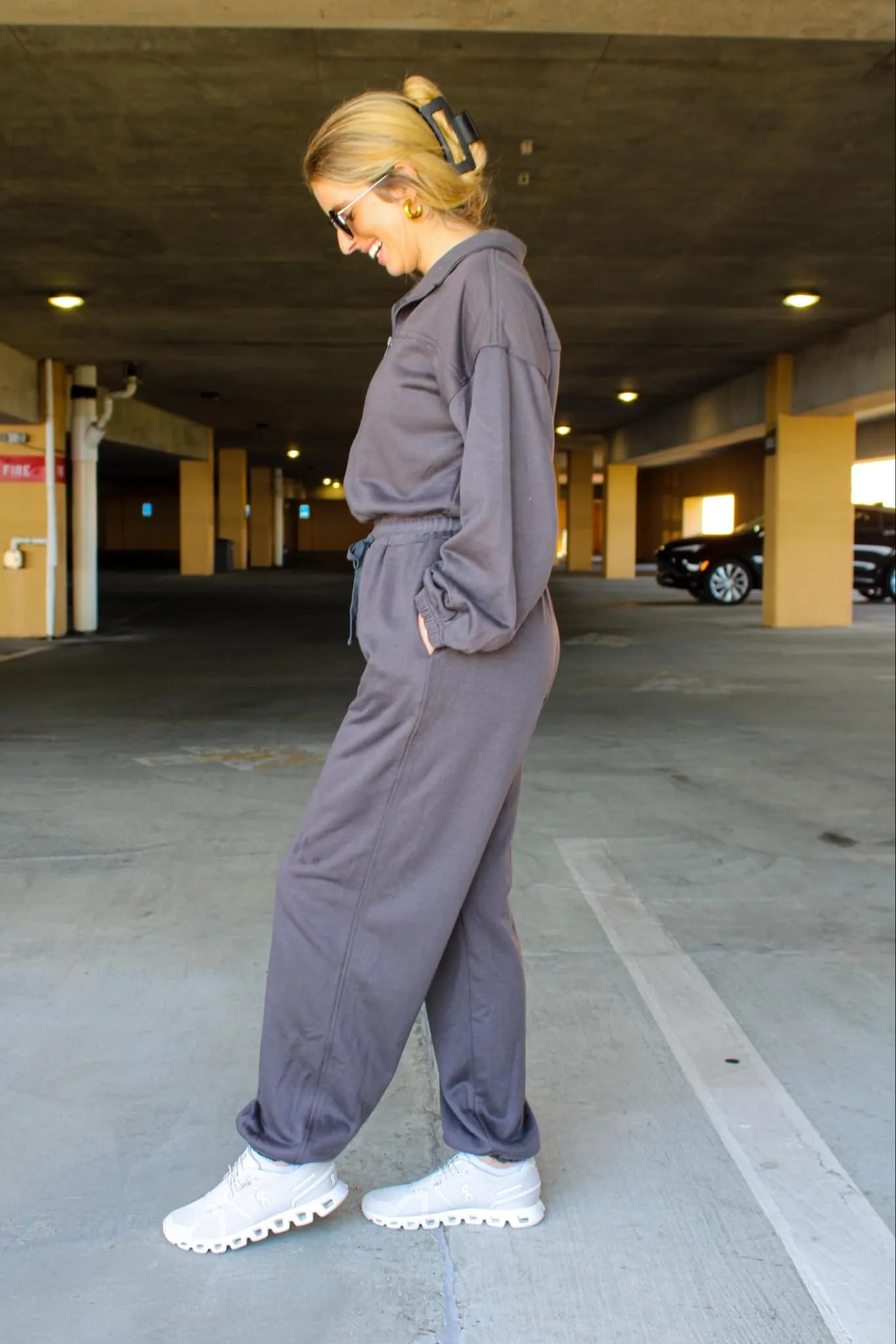 Ash Cozy Zip Jumpsuit