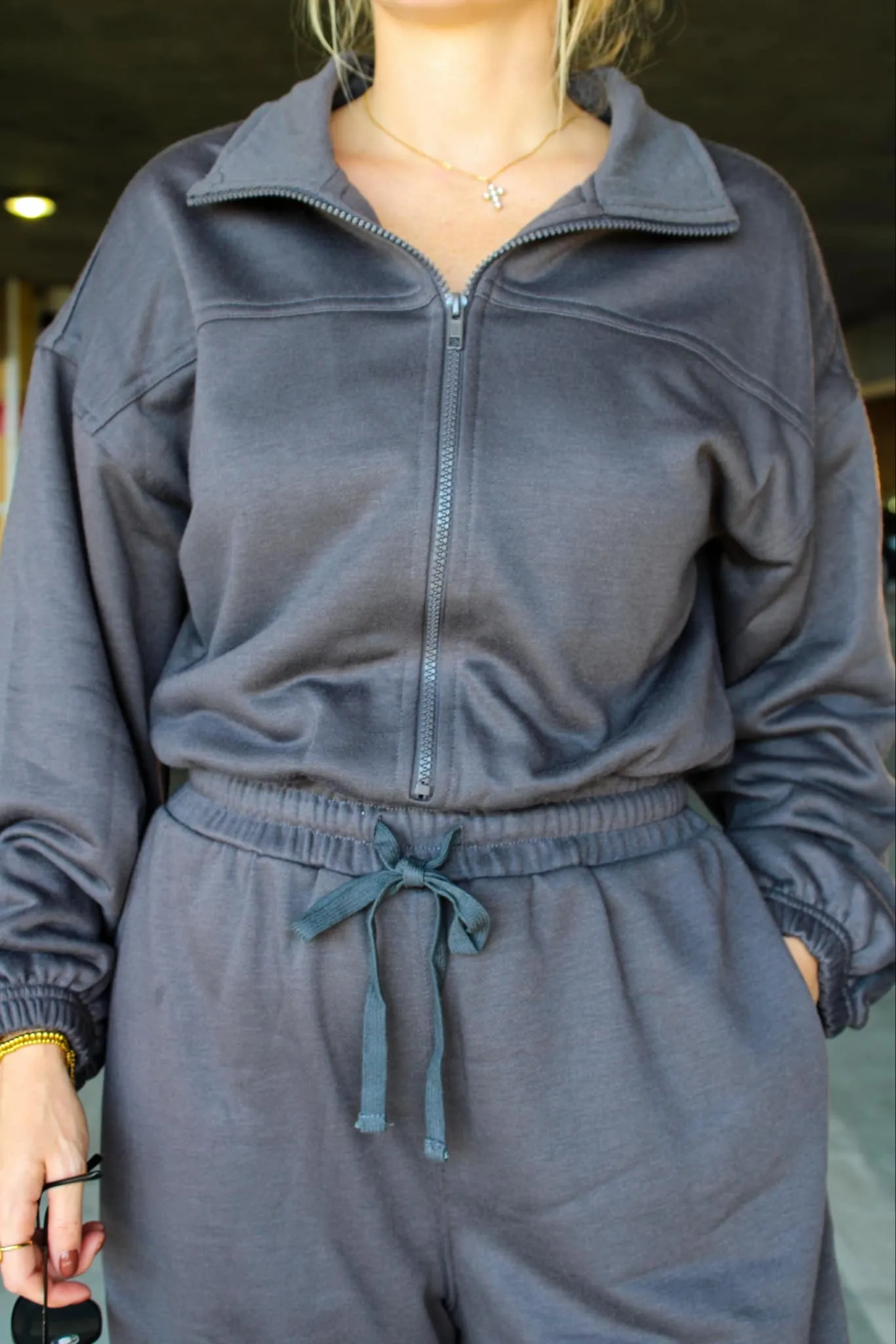 Ash Cozy Zip Jumpsuit
