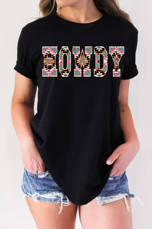 Aztec Howdy Tee (Multiple Colors)