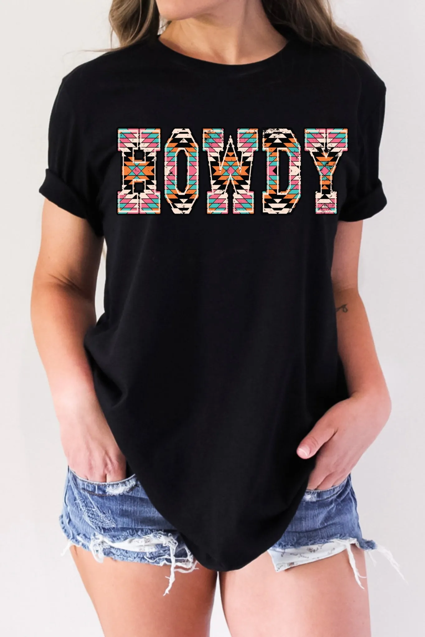 Aztec Howdy Tee (Multiple Colors)