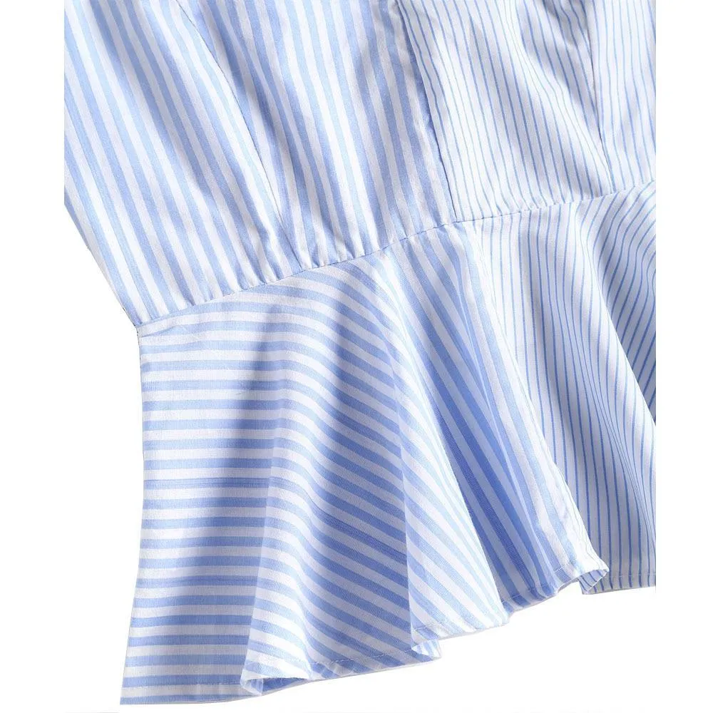 Baby Blue Seersucker Cami Top
