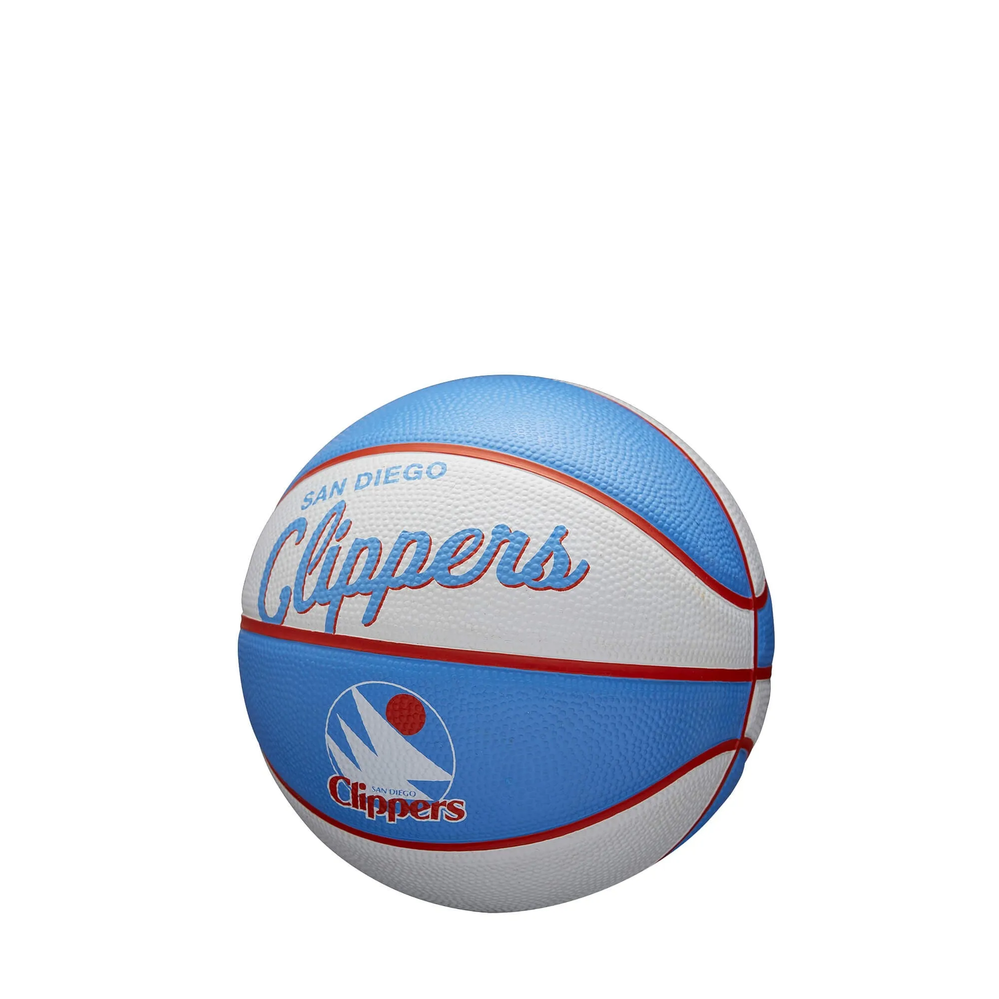 Basketbalová lopta Wilson NBA Team Retro Mini Los Angeles Clippers (veľkosť 3)