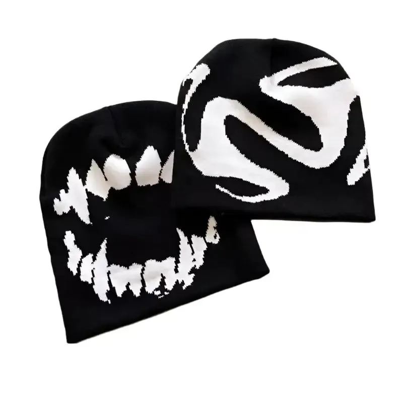 Black and White Beanie