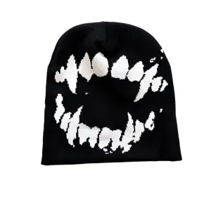 Black and White Beanie