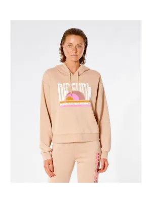 Bluza dresowa damska RIP CURL Wave Shapers Hood - kremowa