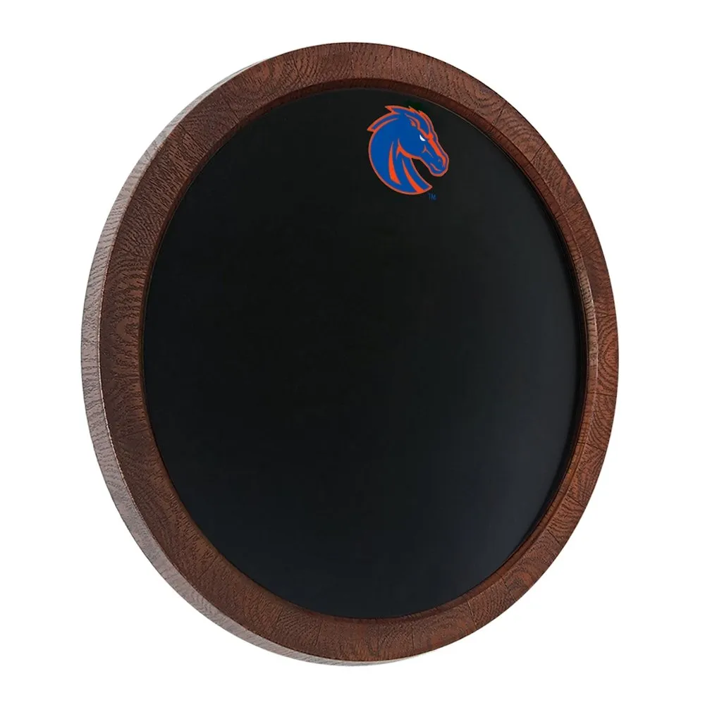 Boise State Broncos: Chalkboard "Faux" Barrel Top Sign