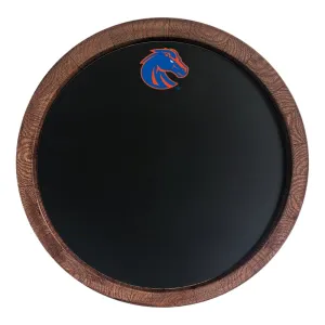 Boise State Broncos: Chalkboard "Faux" Barrel Top Sign