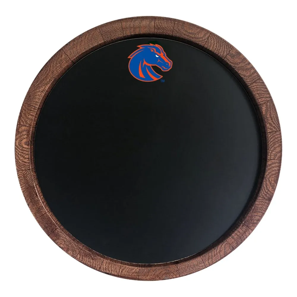 Boise State Broncos: Chalkboard "Faux" Barrel Top Sign