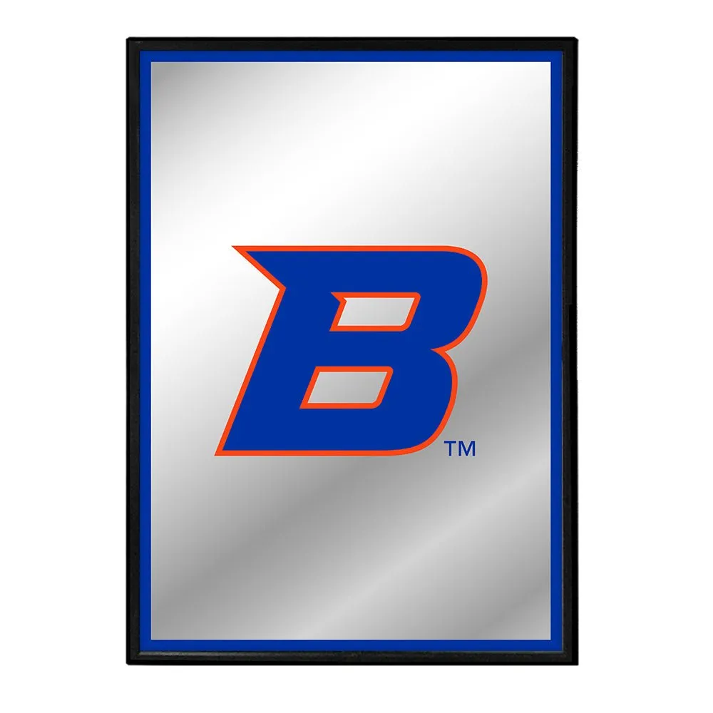 Boise State Broncos: Logo - Framed Mirrored Wall Sign