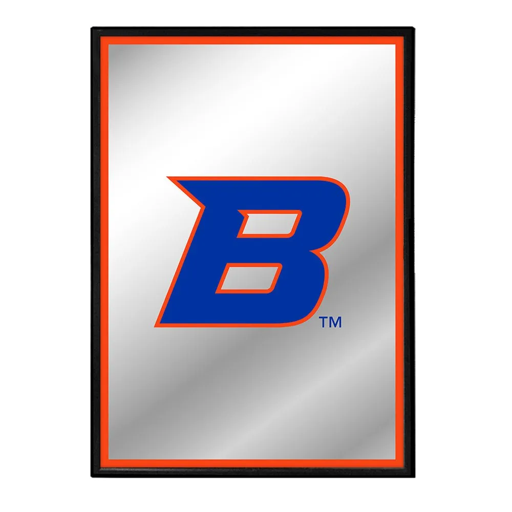 Boise State Broncos: Logo - Framed Mirrored Wall Sign