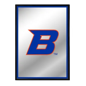 Boise State Broncos: Logo - Framed Mirrored Wall Sign