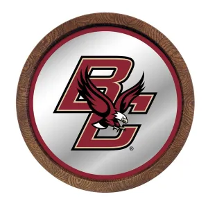 Boston College Eagles: "Faux" Barrel Top Mirrored Wall Sign