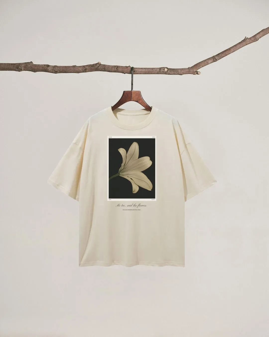 Botanical Art Print Oversized Tee No.1 {Giving Back}