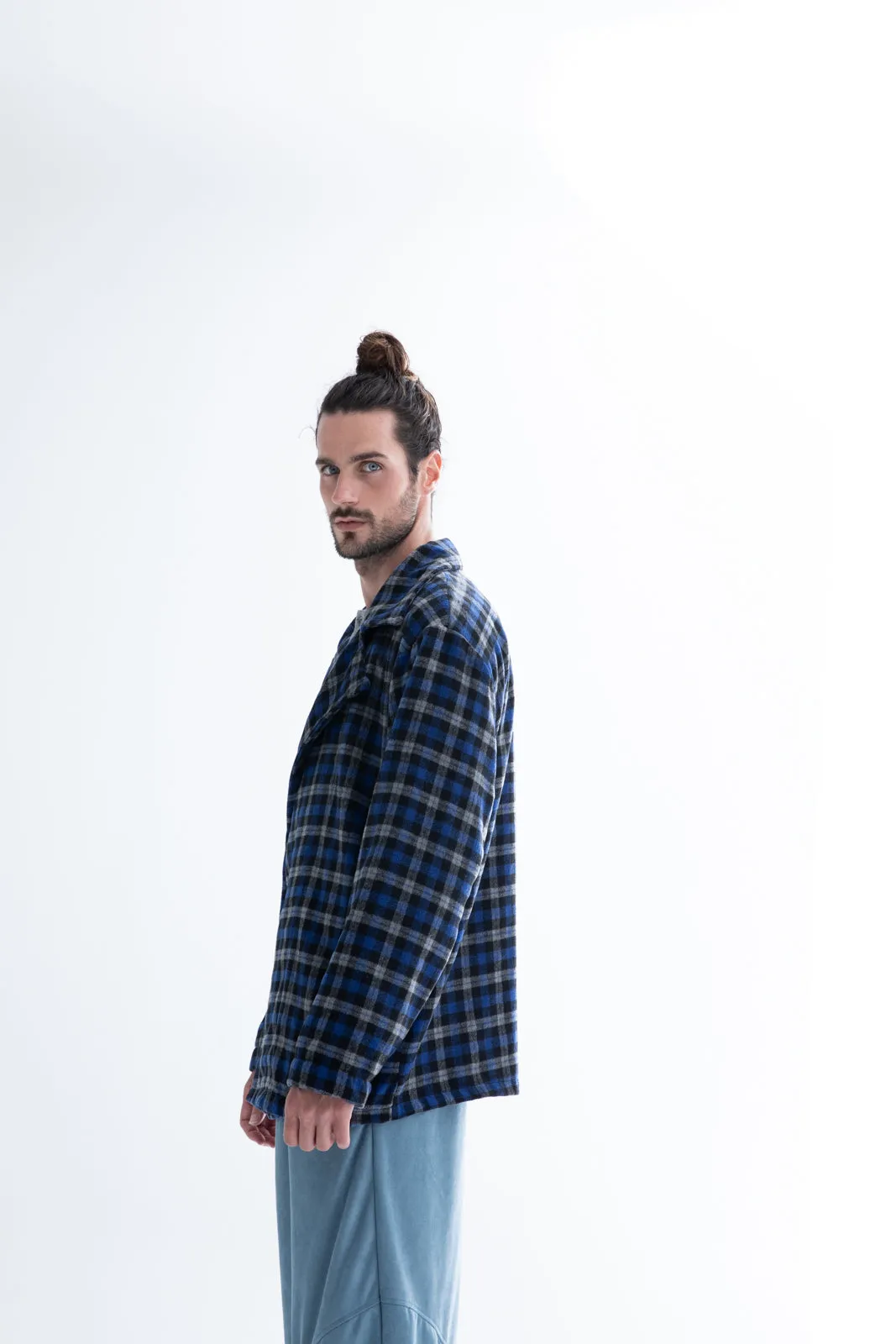 Bramble Jacket Plaid Blue