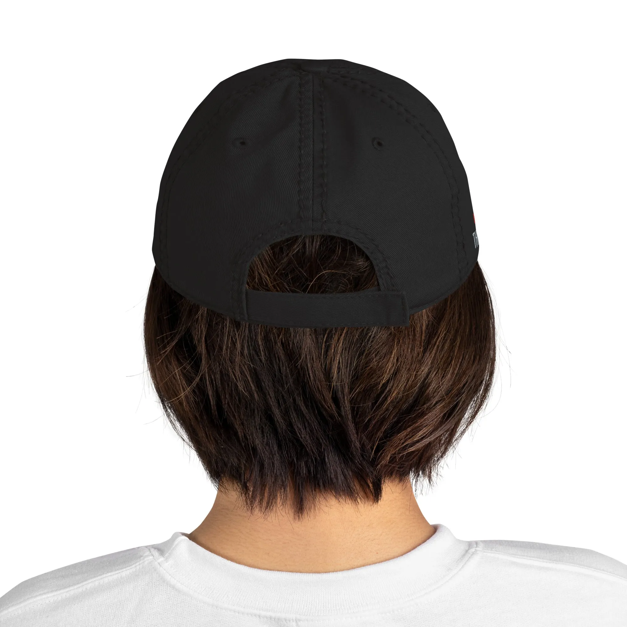 Branded Distressed Dad Hat