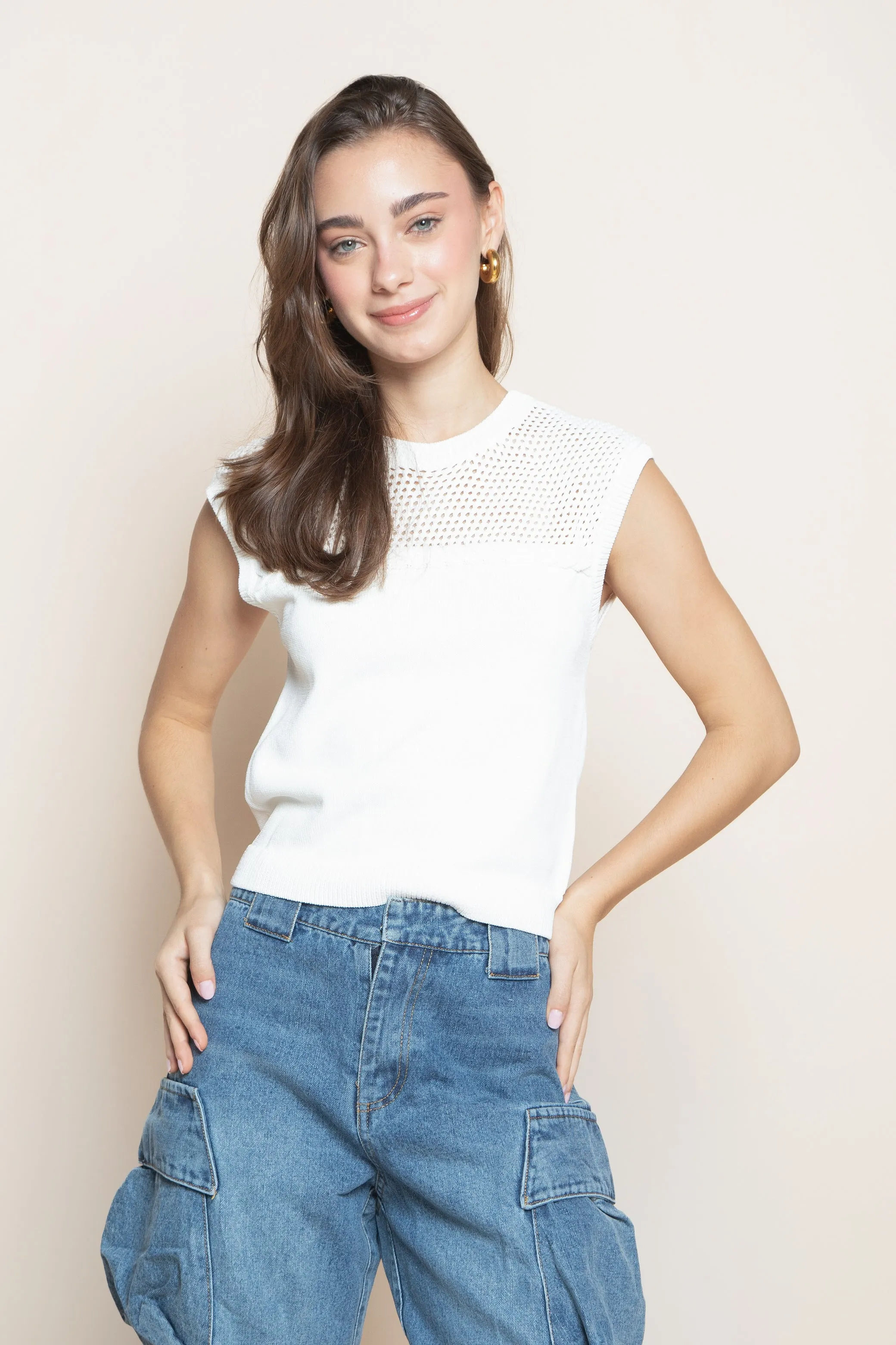 Breezy Texture Knit Top