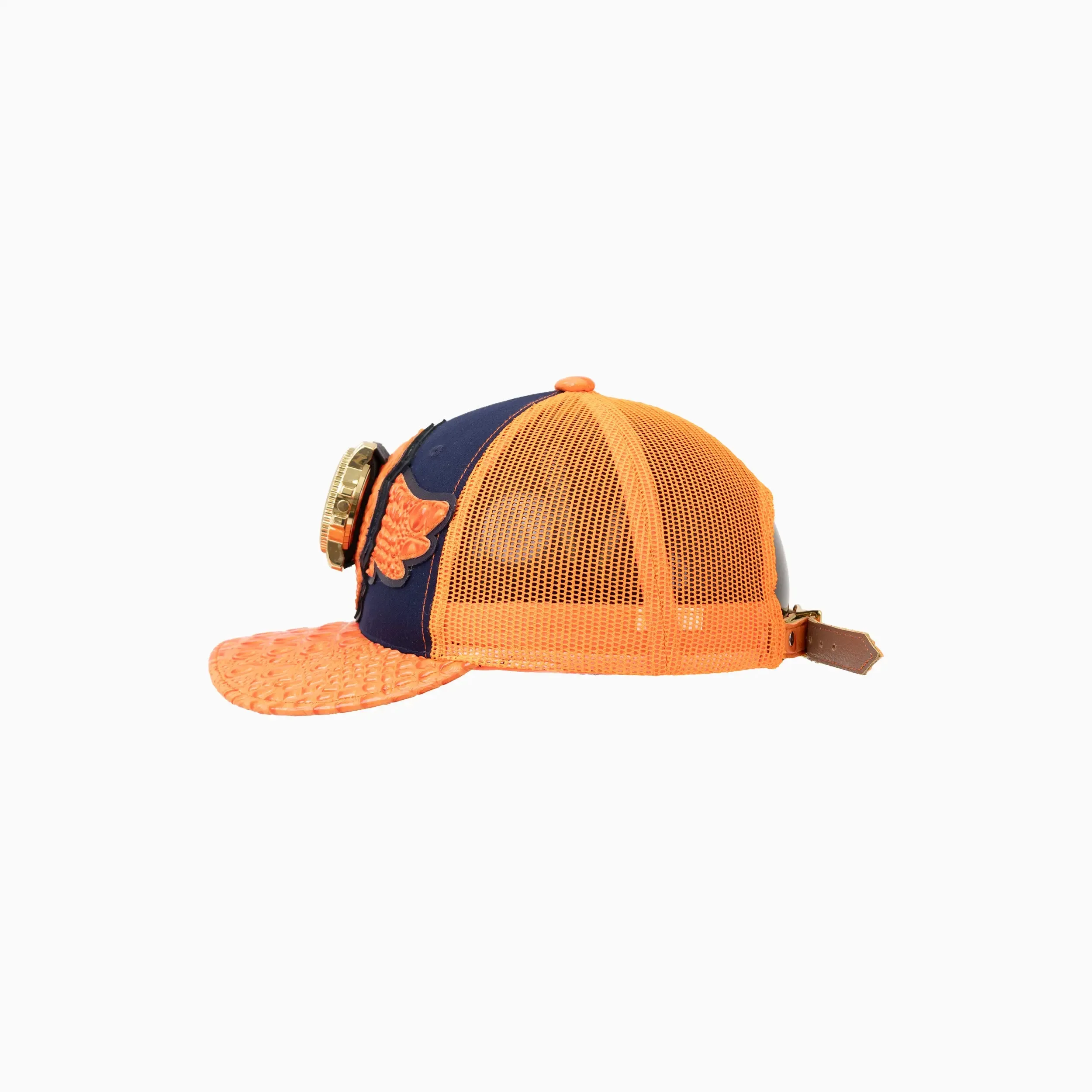 Breyer's Buck 50 Wool Trucker Hat With Leather Visor