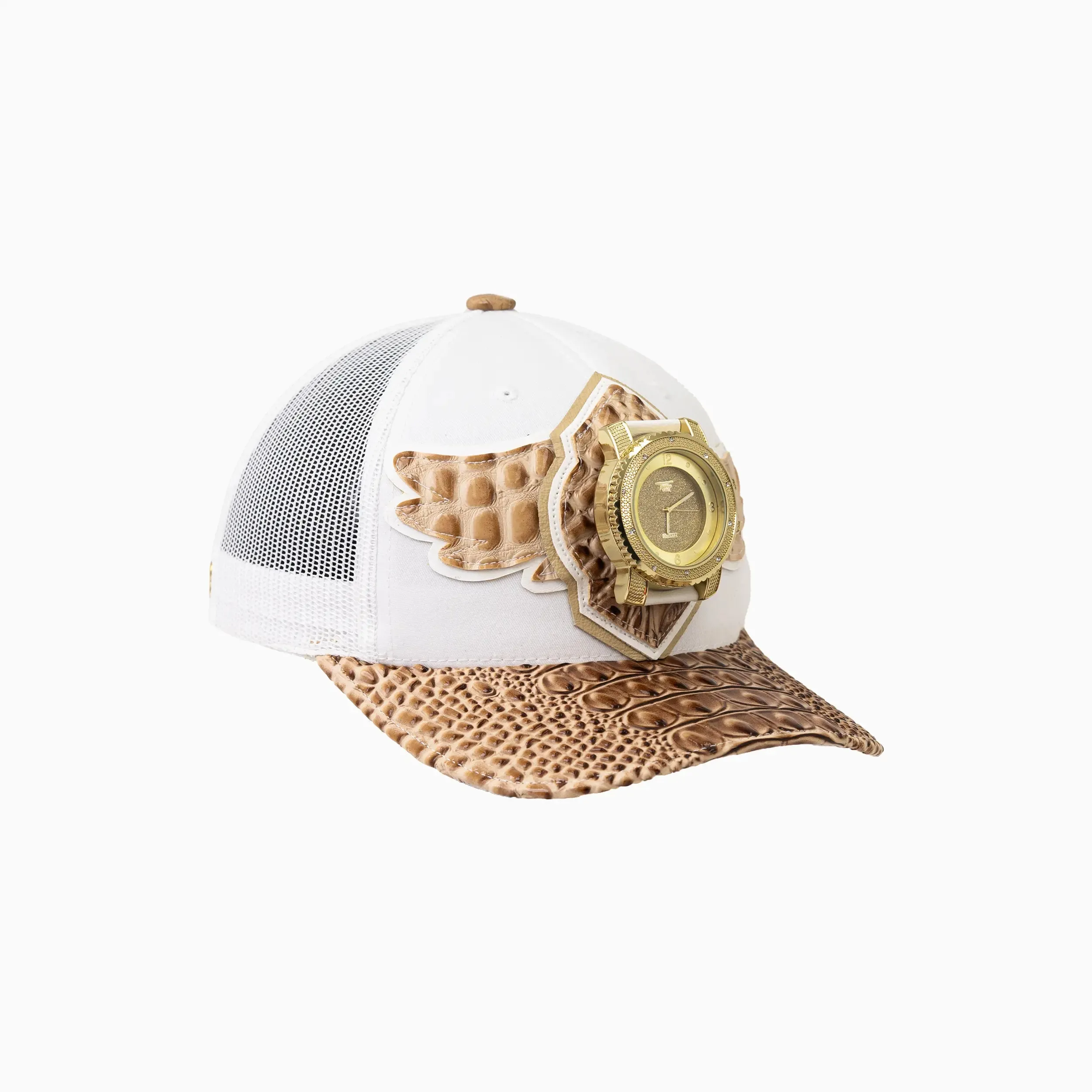 Breyer's Buck 50 Wool Trucker Hat With Leather Visor