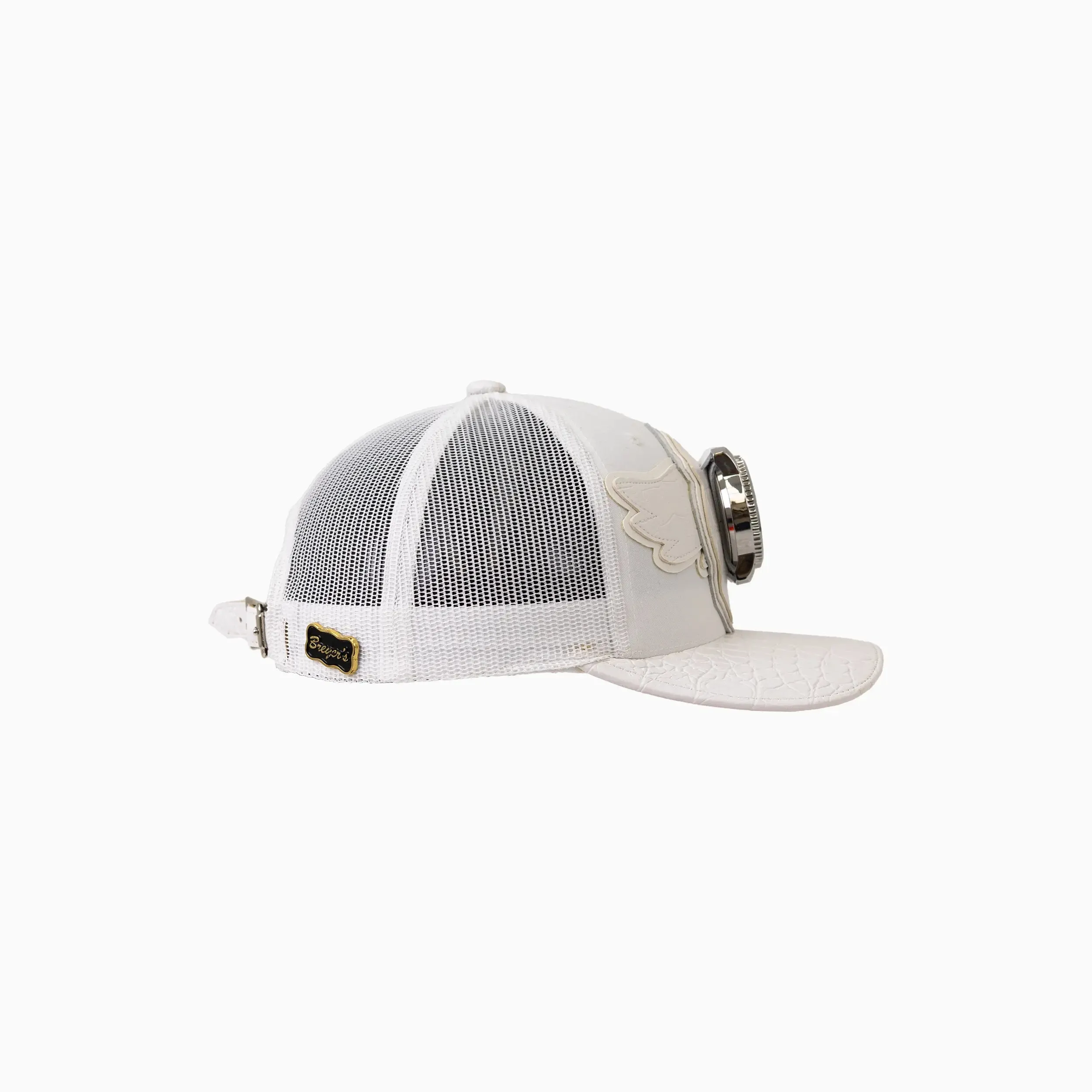 Breyer's Buck 50 Wool Trucker Hat With Leather Visor