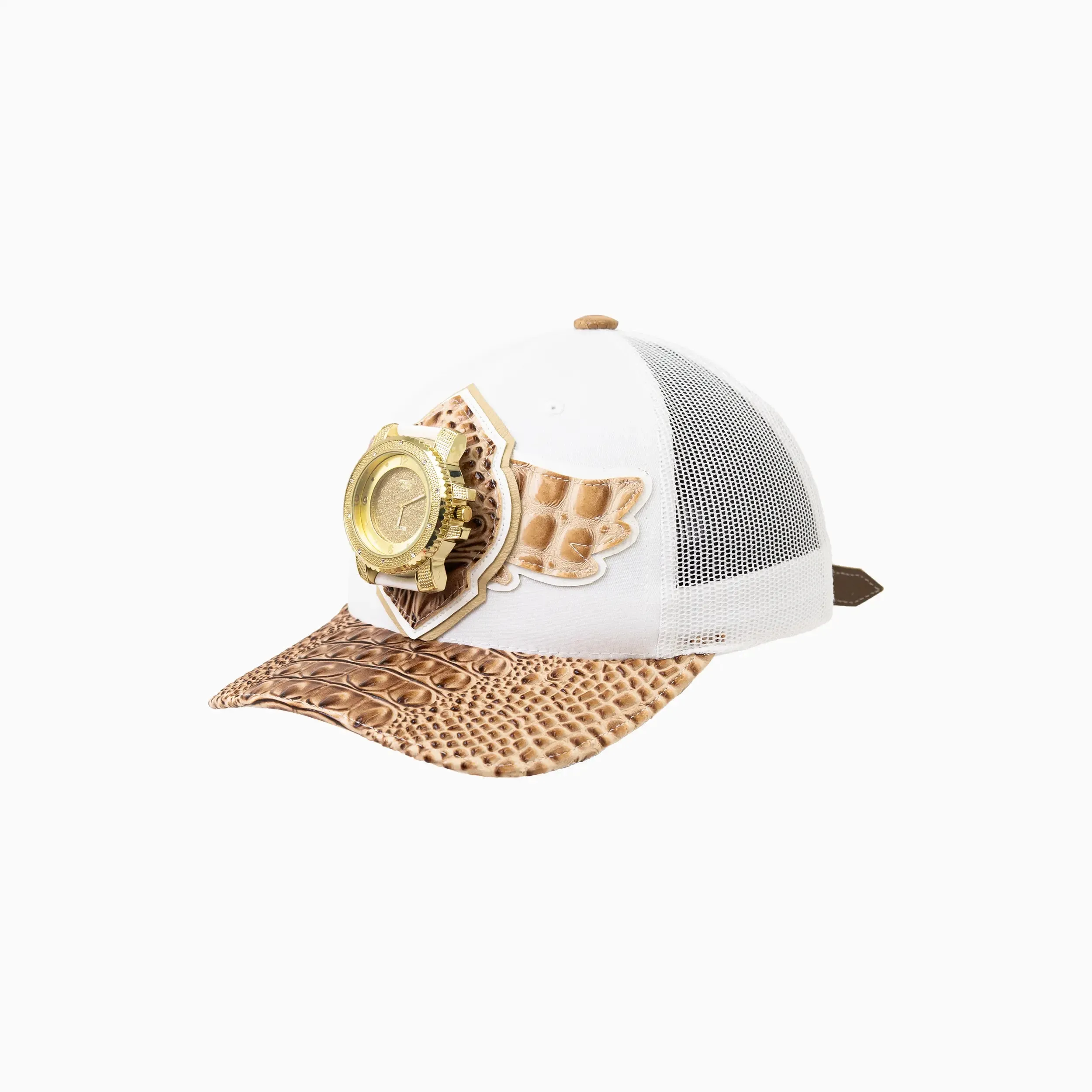 Breyer's Buck 50 Wool Trucker Hat With Leather Visor