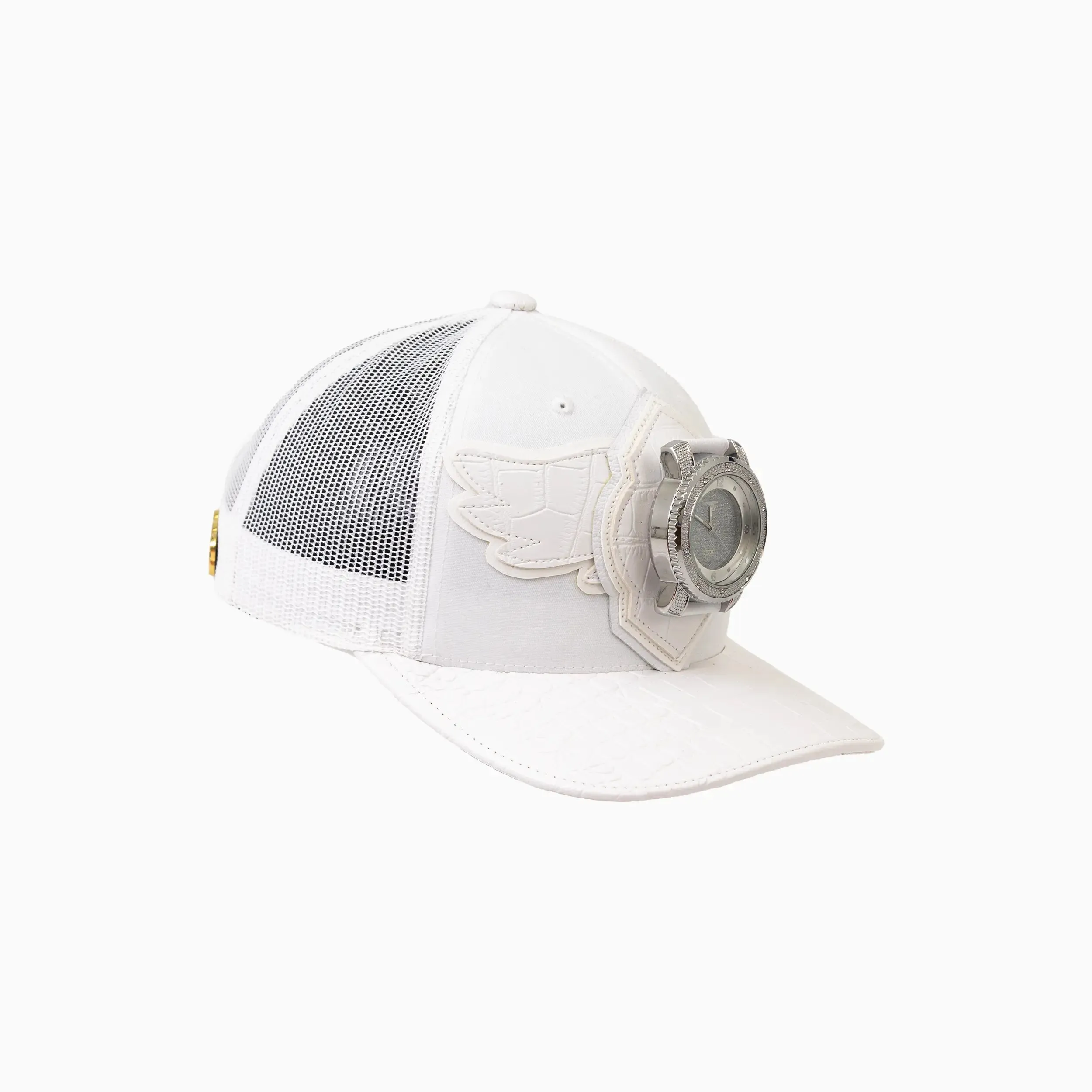Breyer's Buck 50 Wool Trucker Hat With Leather Visor