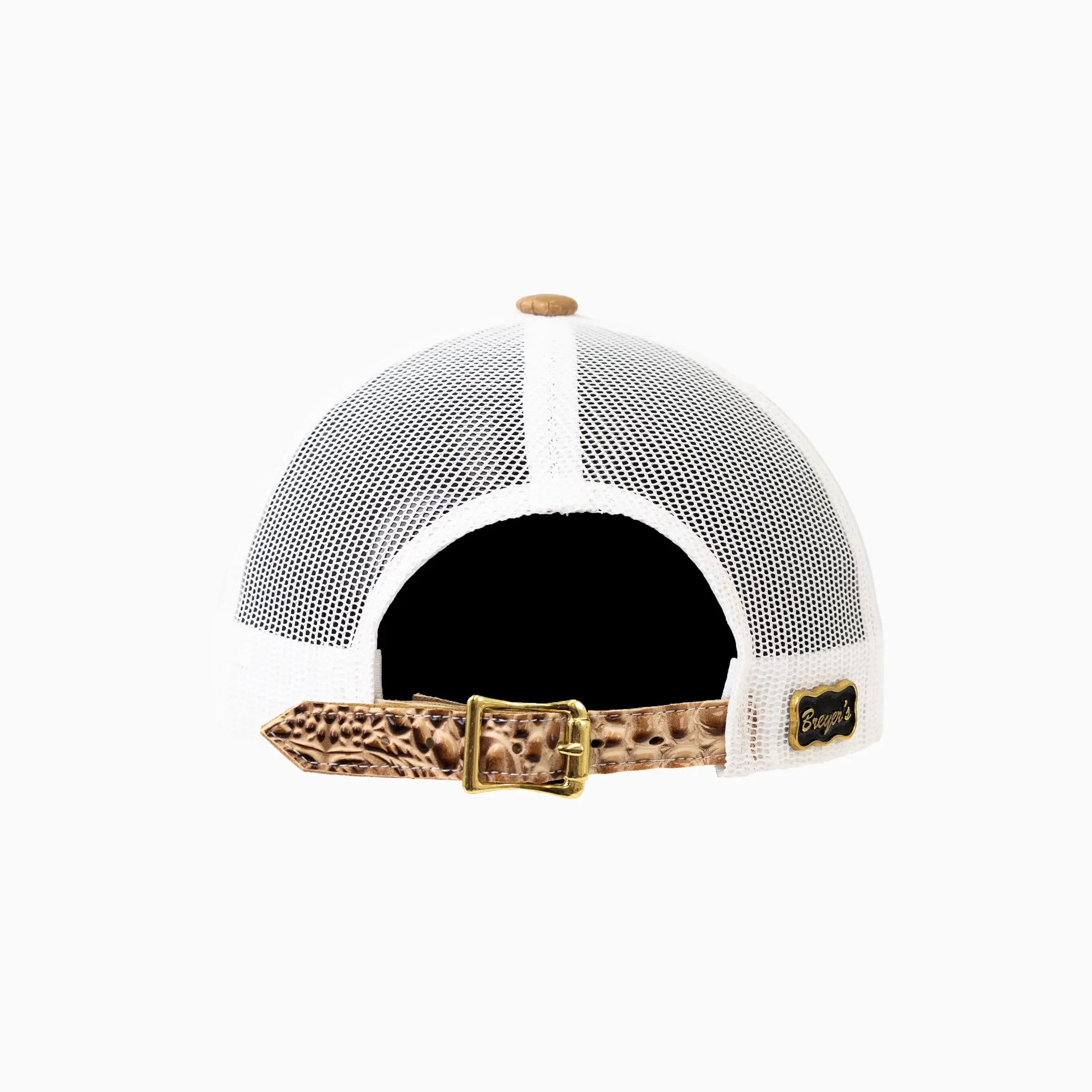 Breyer's Buck 50 Wool Trucker Hat With Leather Visor