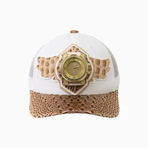 Breyer's Buck 50 Wool Trucker Hat With Leather Visor