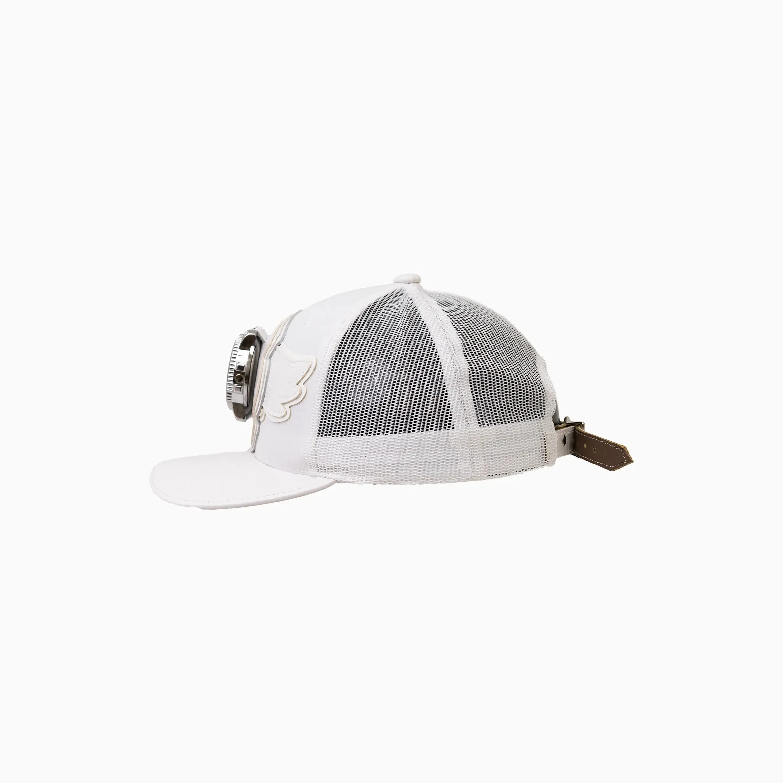 Breyer's Buck 50 Wool Trucker Hat With Leather Visor