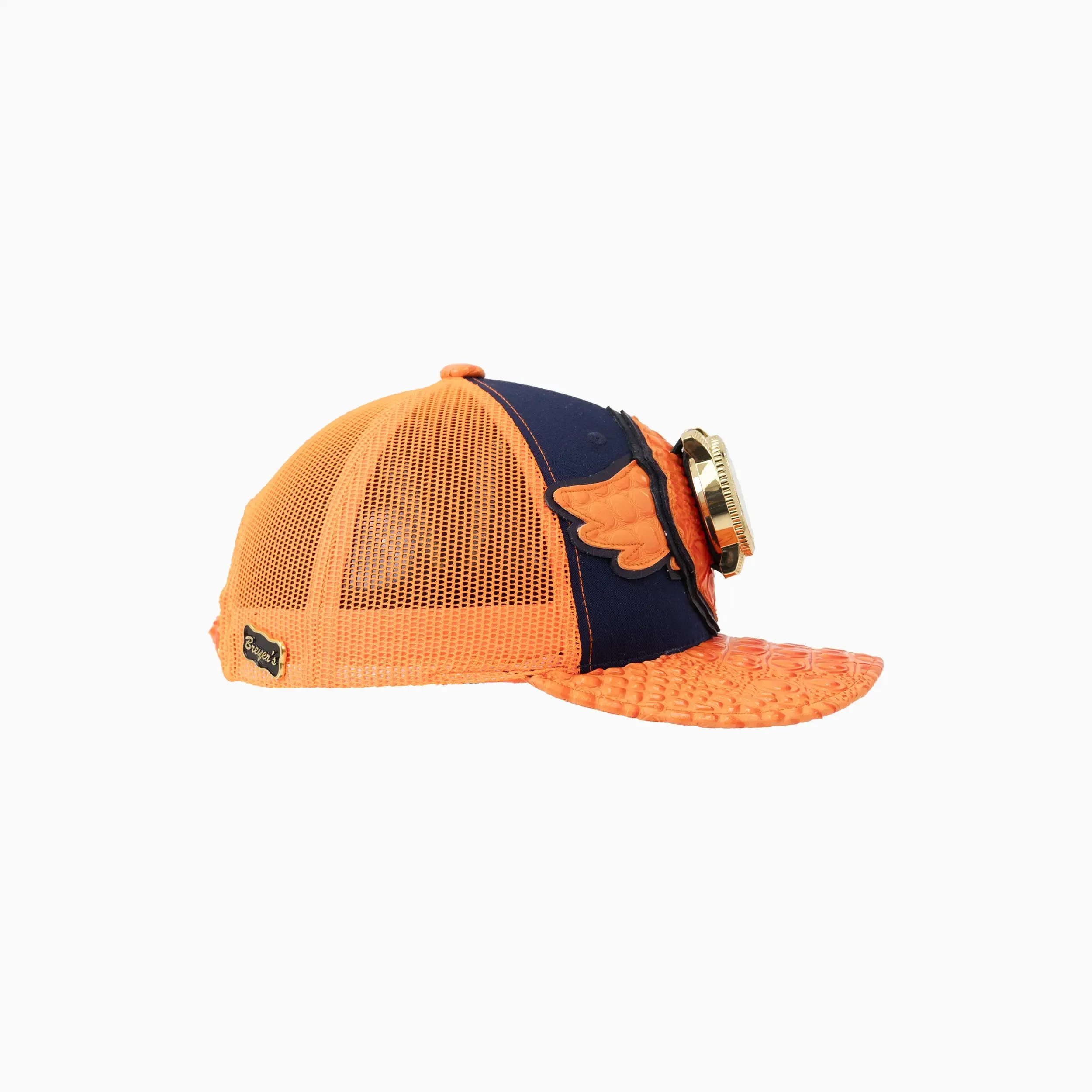 Breyer's Buck 50 Wool Trucker Hat With Leather Visor