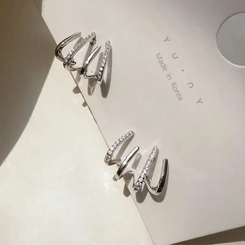 Brown Earrings Vintage Matte drop Earrings for women Metal Fashion Statement Dangle Earring