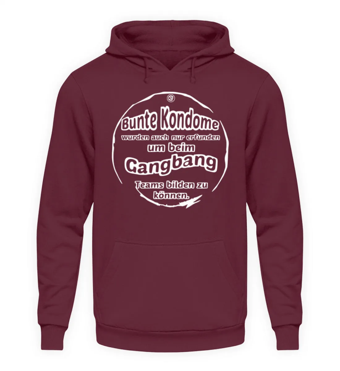 Bunte Kondome wurden auch nur erfunden  - Unisex Kapuzenpullover Hoodie