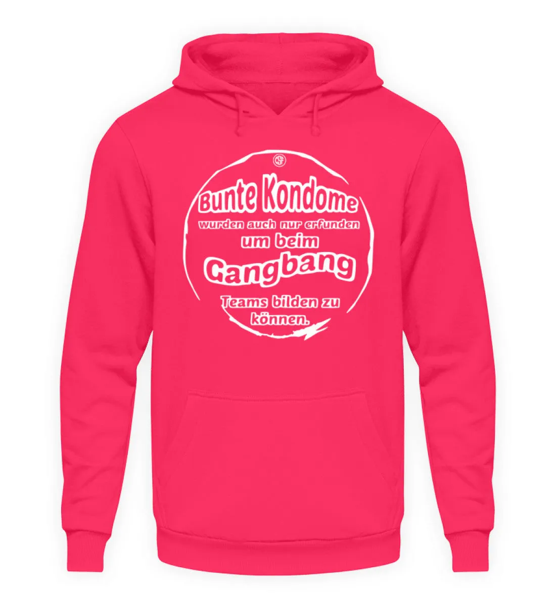 Bunte Kondome wurden auch nur erfunden  - Unisex Kapuzenpullover Hoodie