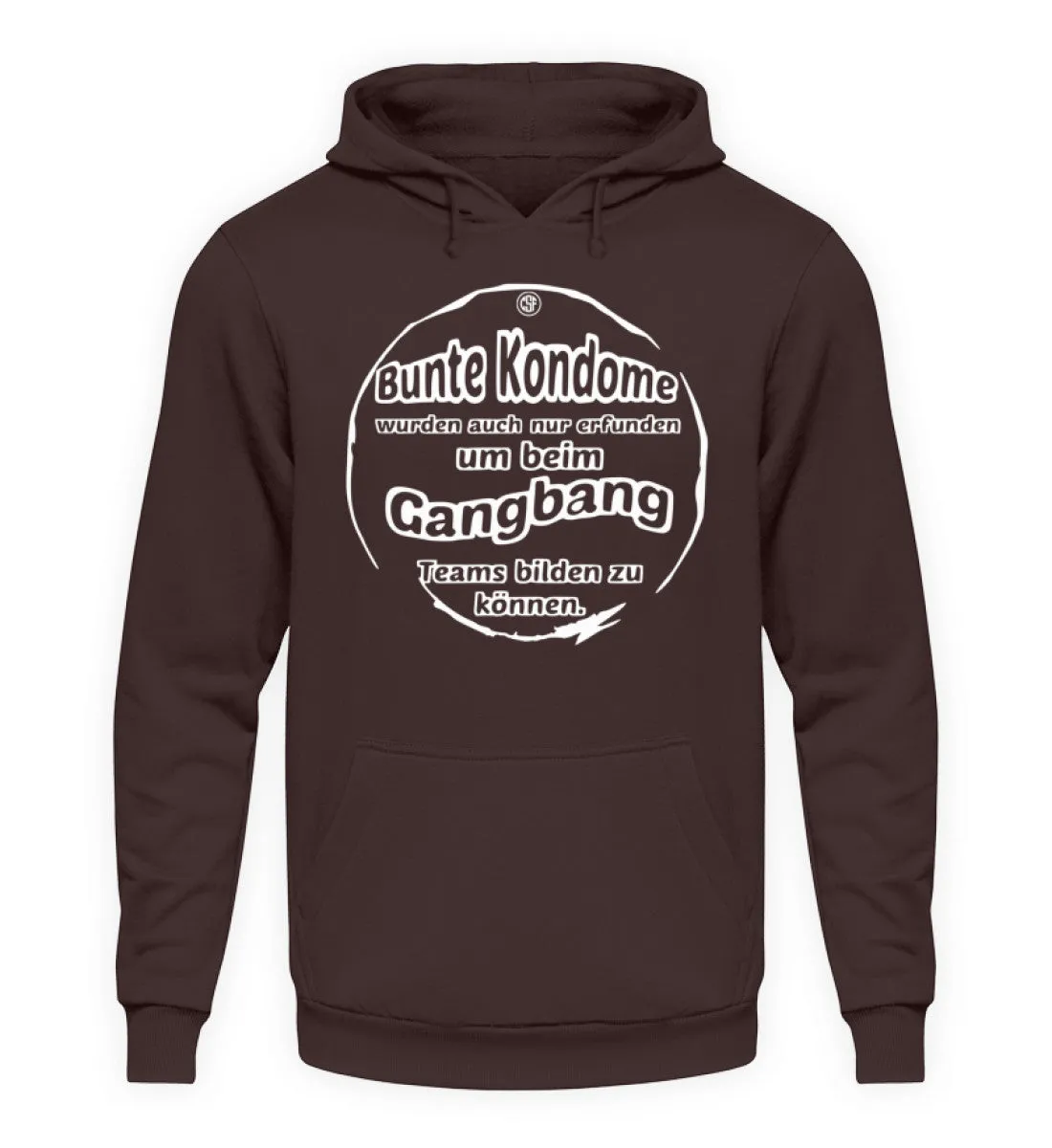 Bunte Kondome wurden auch nur erfunden  - Unisex Kapuzenpullover Hoodie