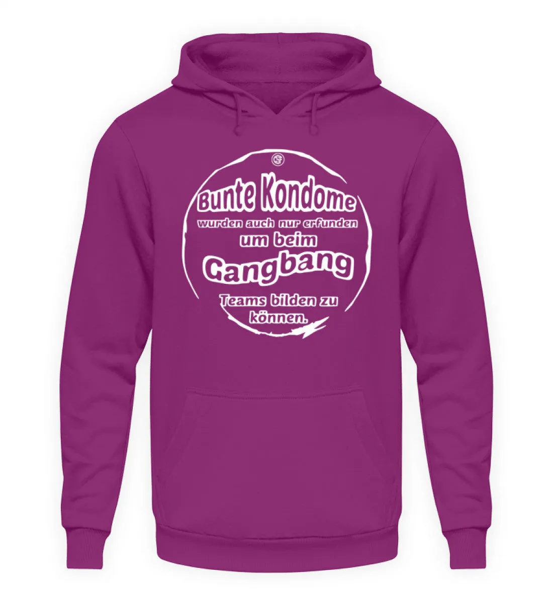 Bunte Kondome wurden auch nur erfunden  - Unisex Kapuzenpullover Hoodie