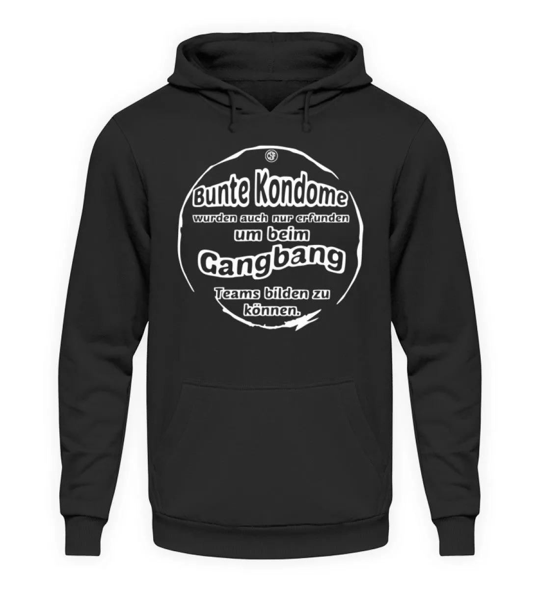 Bunte Kondome wurden auch nur erfunden  - Unisex Kapuzenpullover Hoodie