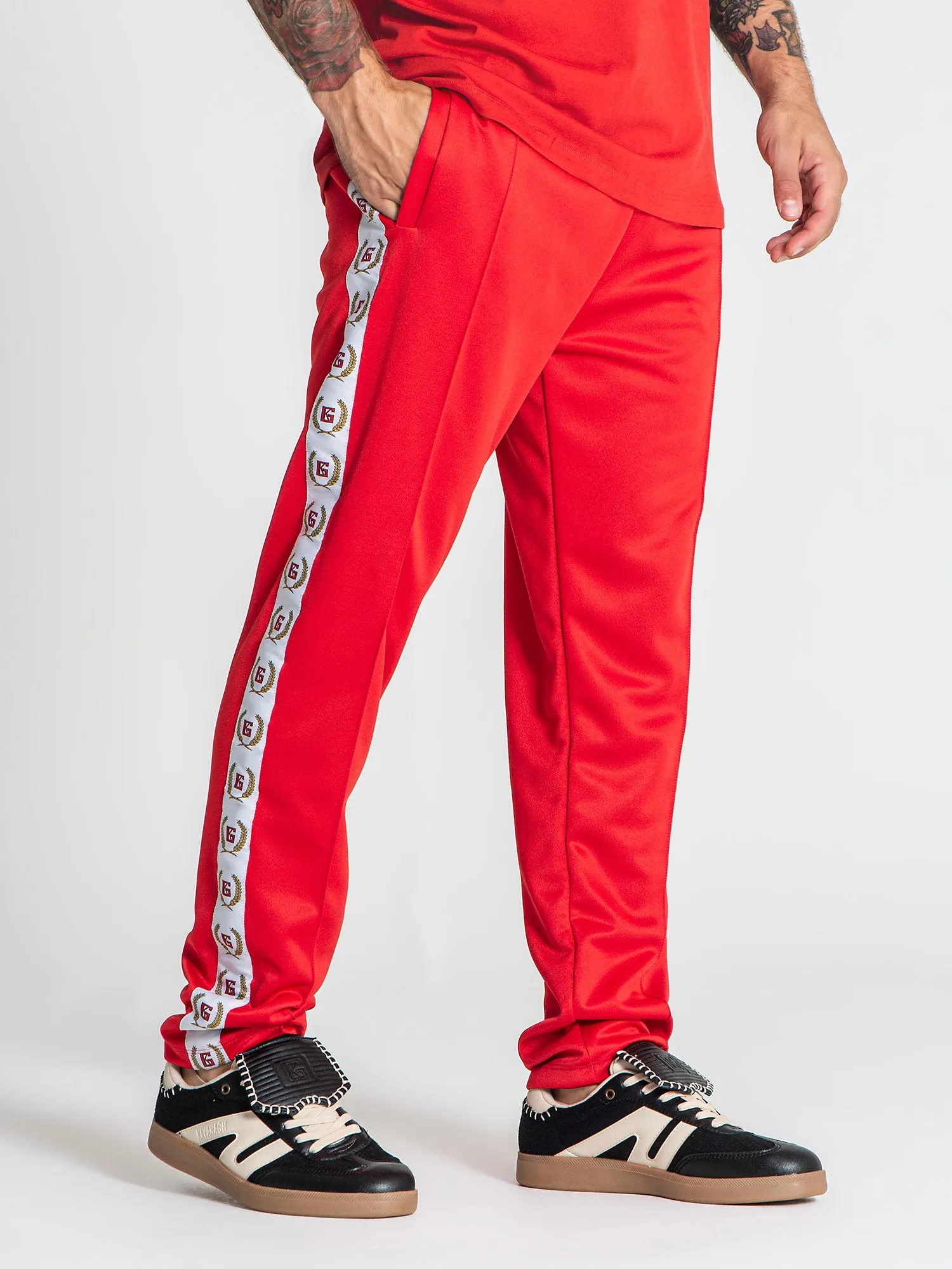 Burgundy Retro Pants