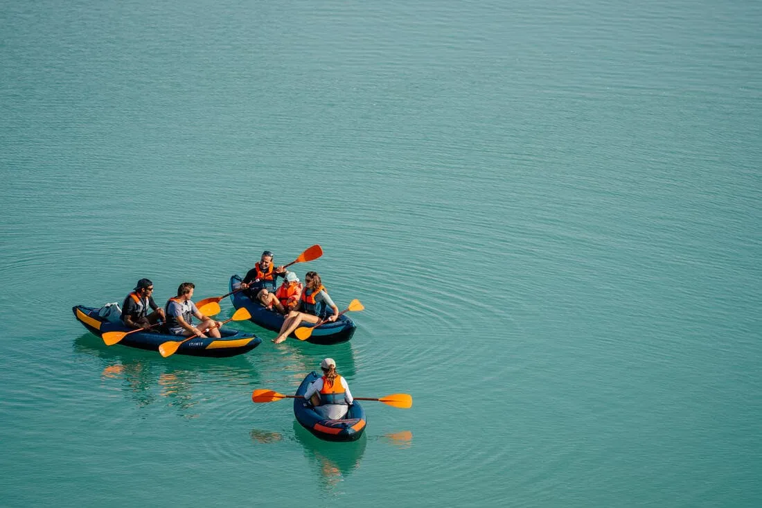 Canoë kayak gonflable de randonnée 1/2 places