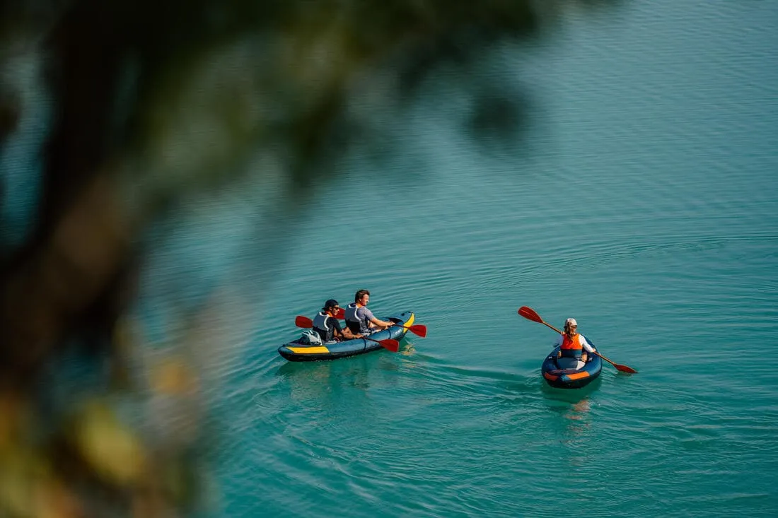 Canoë kayak gonflable de randonnée 1/2 places