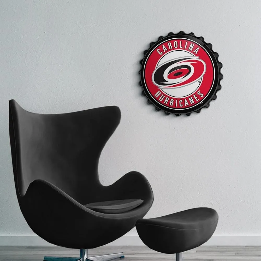 Carolina Hurricanes: Bottle Cap Wall Sign